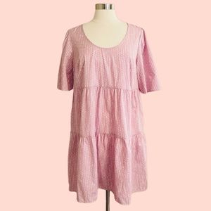 NWT a new day Short Sleeve Baby Doll Dress Size Medium